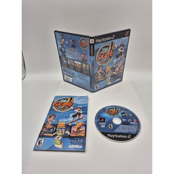 Disney's Extreme Skate Adventure Sony PlayStation 2, 2003 CIB w/ Reg Card Tested